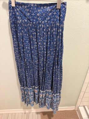 Natural Life Blue Hanna Skirt - Women’s size M